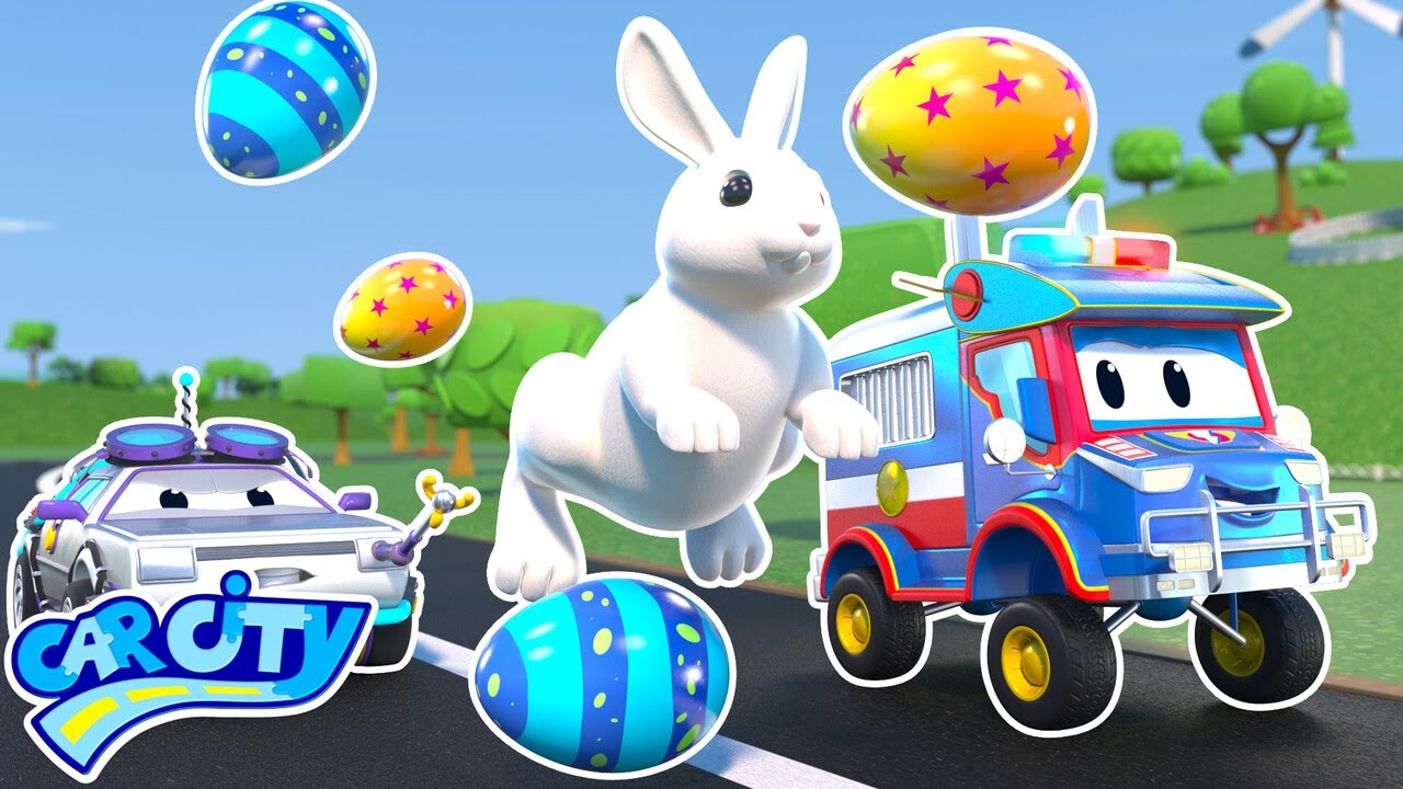 OSTERN: Super Polizei Auto rettet den HASEN!