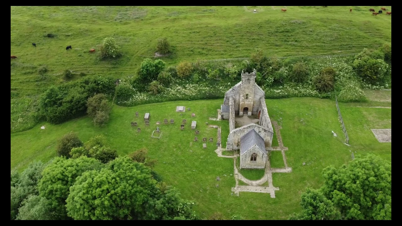 A Flight over the Deserted Medieval Village of Wharram Percy