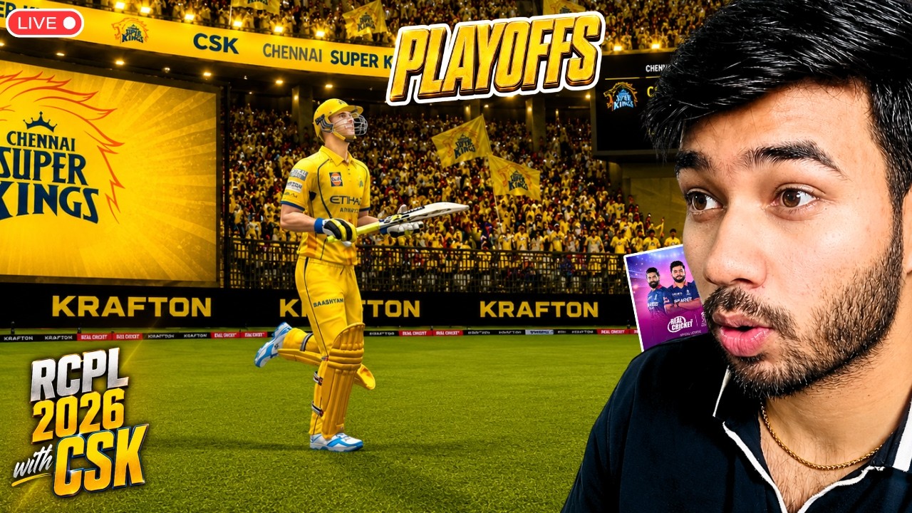 LIVE Final! CSK vs KKR RCPL 2026 in Real Cricket 🏆 | #realcricket #cellbell