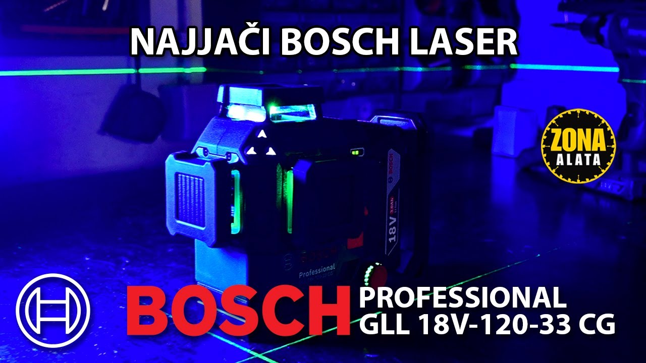 Najnoviji Bosch Laser GLL 18V-120-33 CG