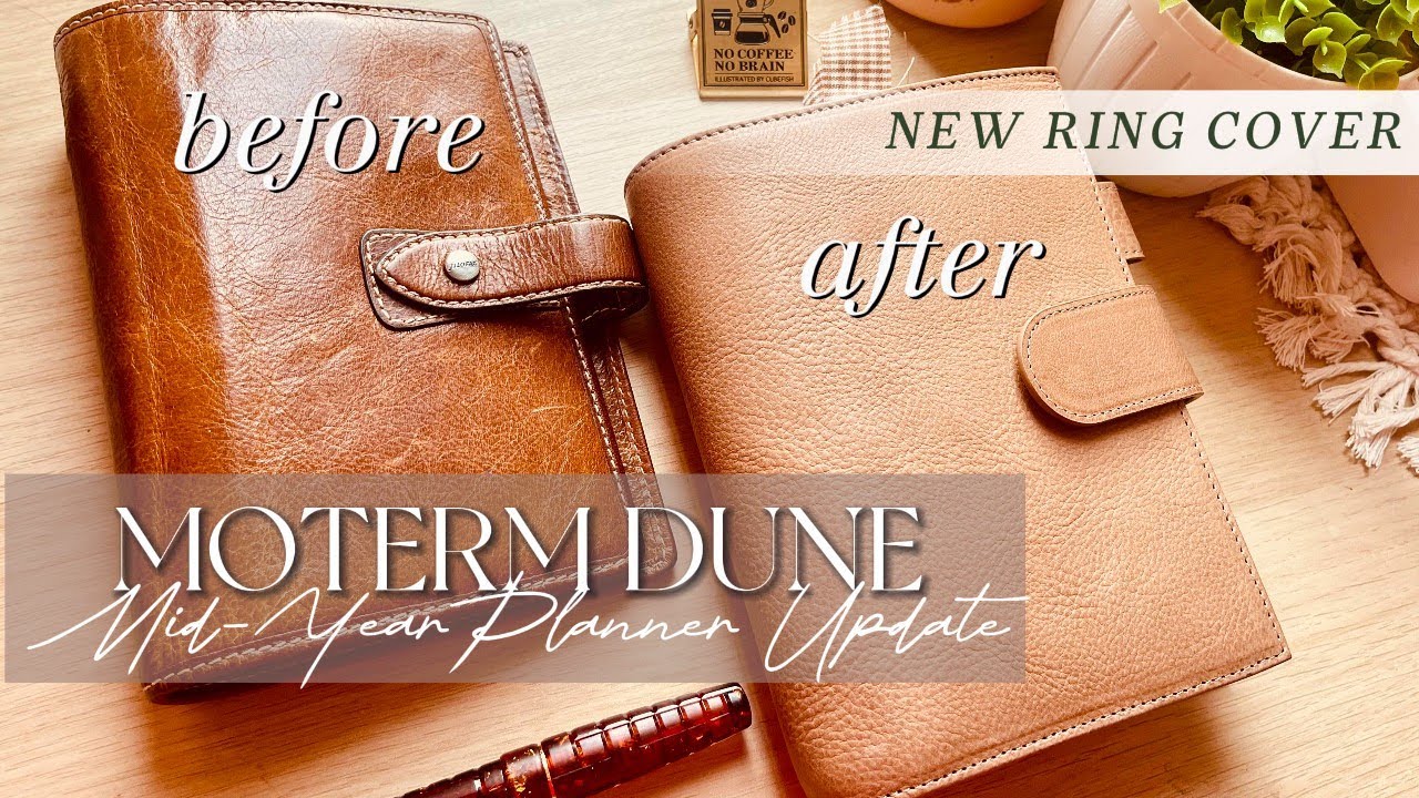 📦 ✨ Moterm Personal Luxe 2.0 Dune Cover Unboxing 📖 | Replacing My Filofax Malden Ochre 🤎 #planner