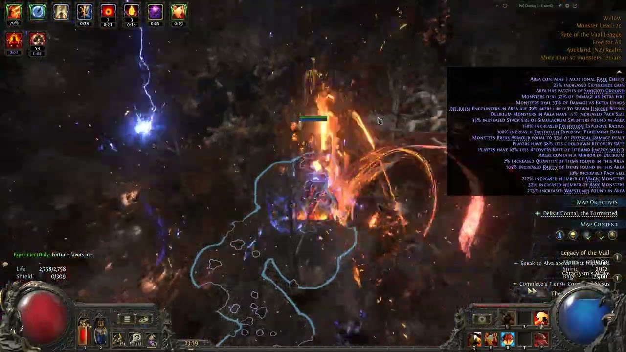 POE 2 0.4 - Smith of Kitava Balrog build update - run and gun juiced t16 map - can run any mods!!