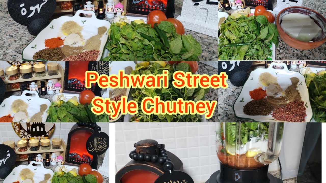 Peshawar's Most Famous Tomato Chutney || Street style Chutney in peshawar 