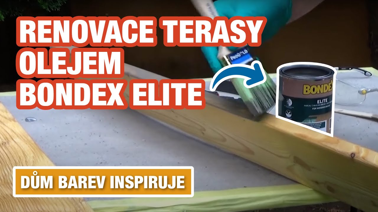 Dům barev inspiruje - Renovace terasy olejem Bondex Elite | Dům barev