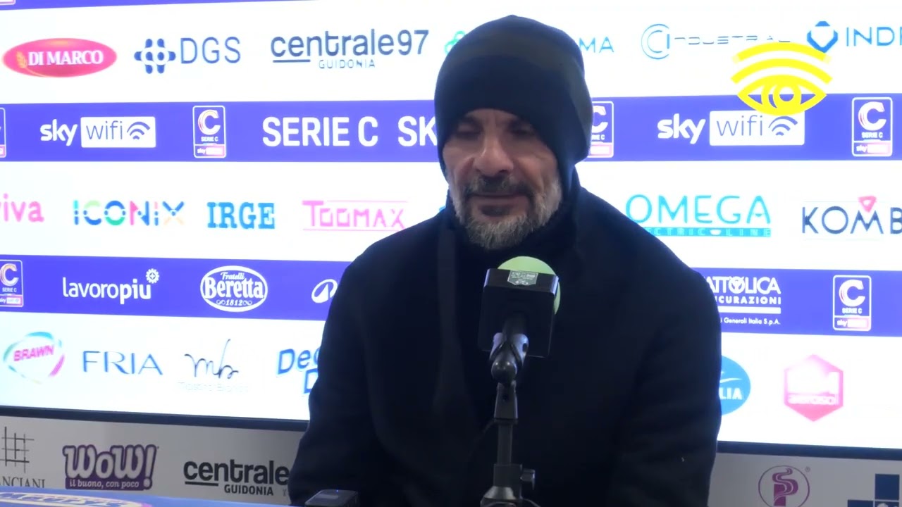 Conferenza stampa post partita Guidonia Montecelio - Arezzo