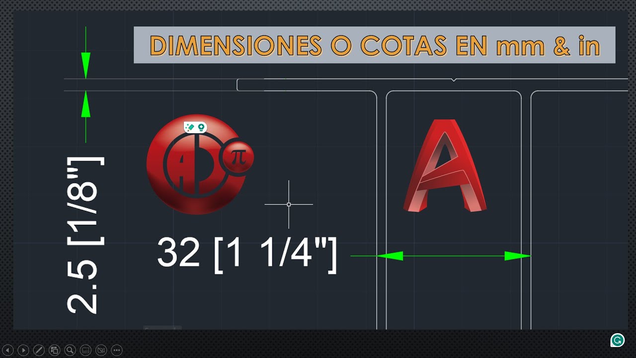 Cotas en mm y Pulgadas al mismo tiempo en AutoCAD