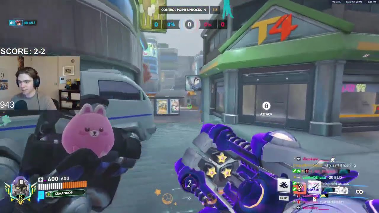Лучший момент матча! Танк 10-го ранга! Kraandop Domina + Orissa Overwatch, геймплей 1-го сезона