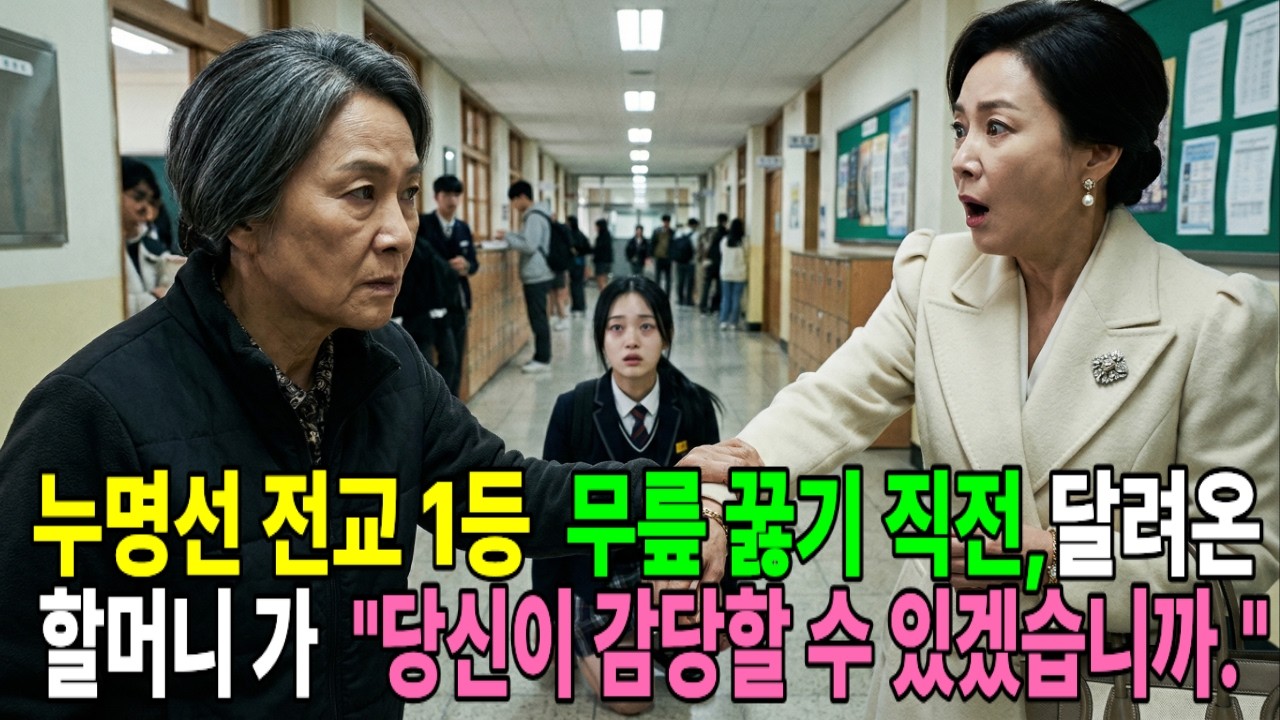 전교 1등 손녀가 무릎 꿇기 직전, 20년간 신분 숨긴 명동 독사 할머니가 재벌 부인을 강당에서 무너뜨리다 | 노후사연 | 감동사연 | 사연라디오 | 오디오북 | 시니어사연