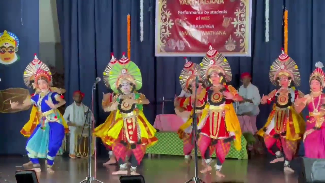 Yakshagana training & performnce to Mahila Seva Samaja School 11-11-2023