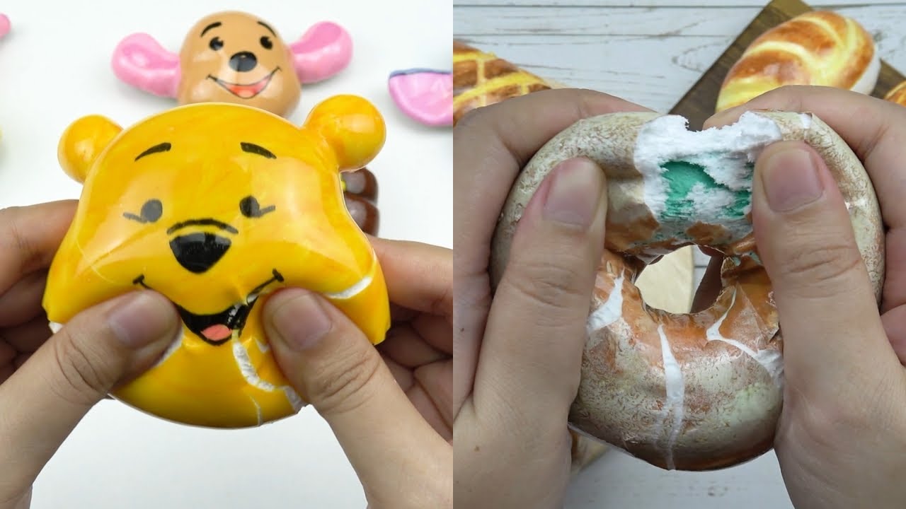 Clay Cracking Compilation #65 (점토 부수기 クレイクラッキング slime asmr)