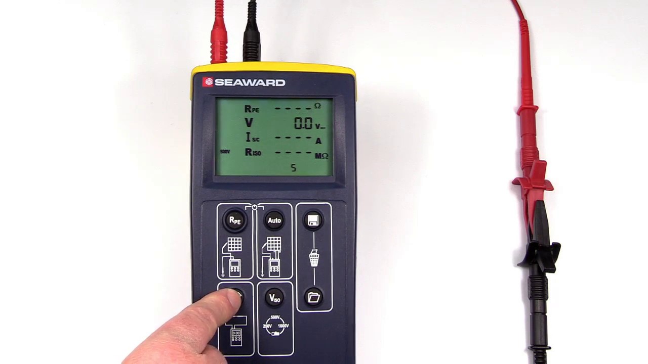 How to null the resistance on the test leads of my PV150