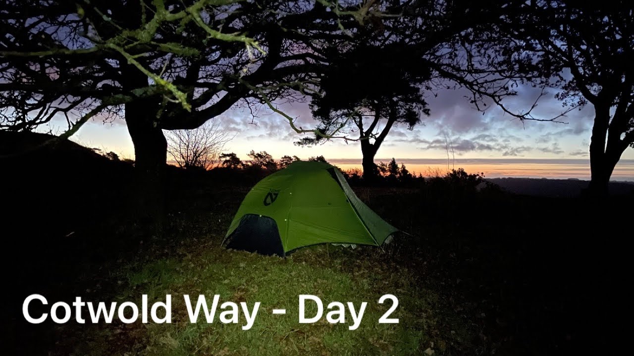 Wild Camping the Cotswold Way - Day 2 - nr Cleeve Hill to Painswick Beacon