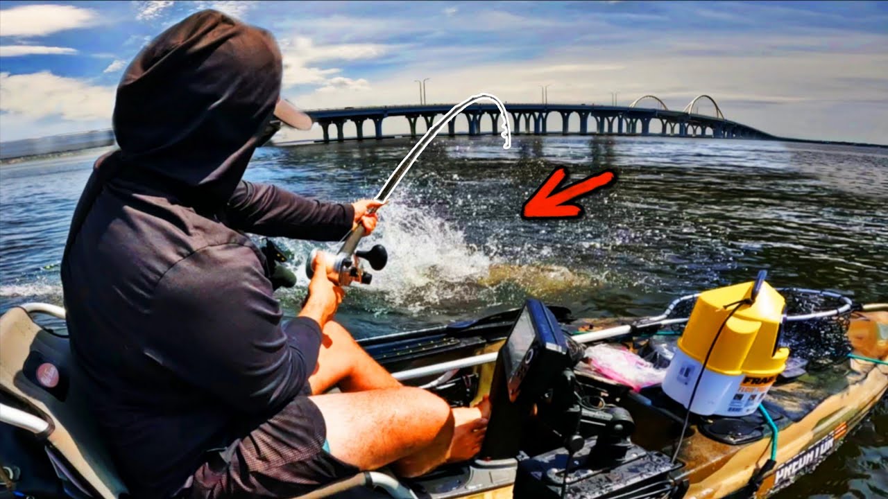 MASSIVE FISH Towed My Kayak OUT OF CONTROL! | Use THIS Bait to Catch GIANTS Around Structure!