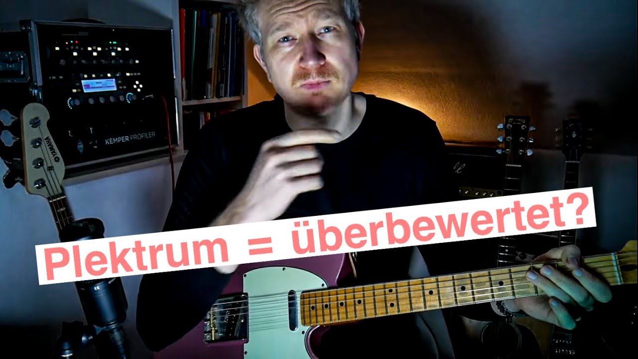 Statement zum Spiel ohne Plektrum!