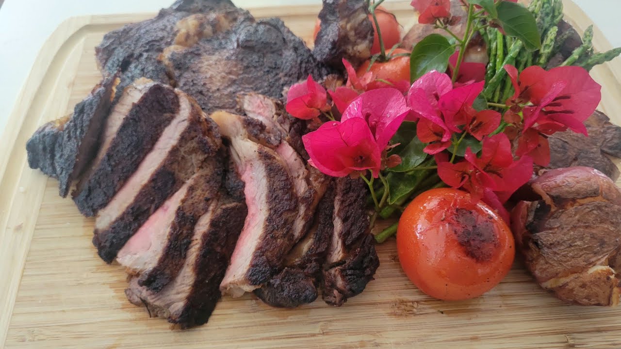 Cast Iron Outdoor Cooking Rib Eye With Five Star Chef Bouka