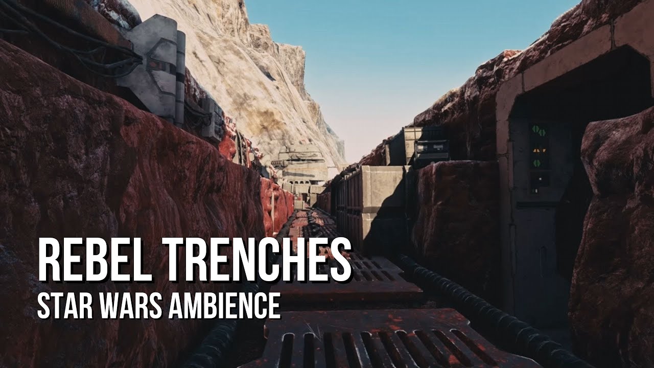 Rebel Outpost Tenches | Star Wars Ambience | Battle Sounds, Radio, Chaotic Ambience