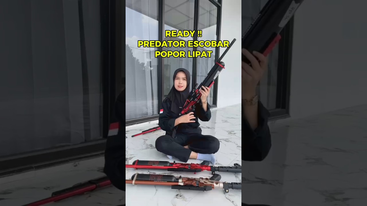 SUDAH READY!! SENAPAN ANGIN PREDATOR ESCOBAR AIR RIFLE POWER PLENUM