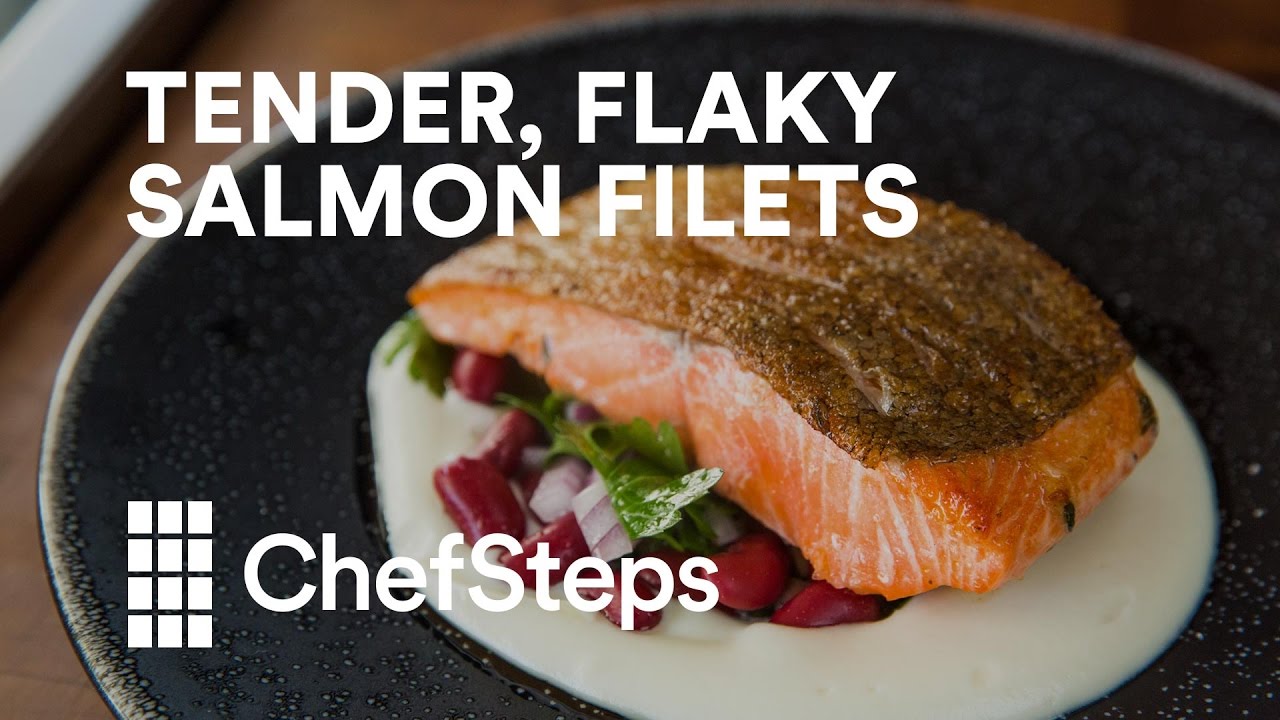 Tender, Flaky Salmon Filets with Sous Vide