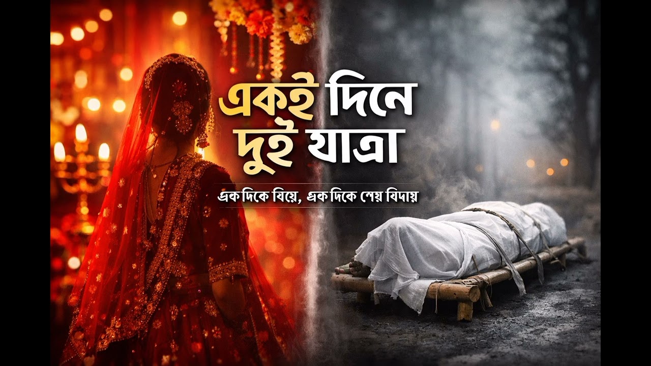 একই পথে উল্টো যাত্রা | Bangla Sad Song | Wedding & Death Story