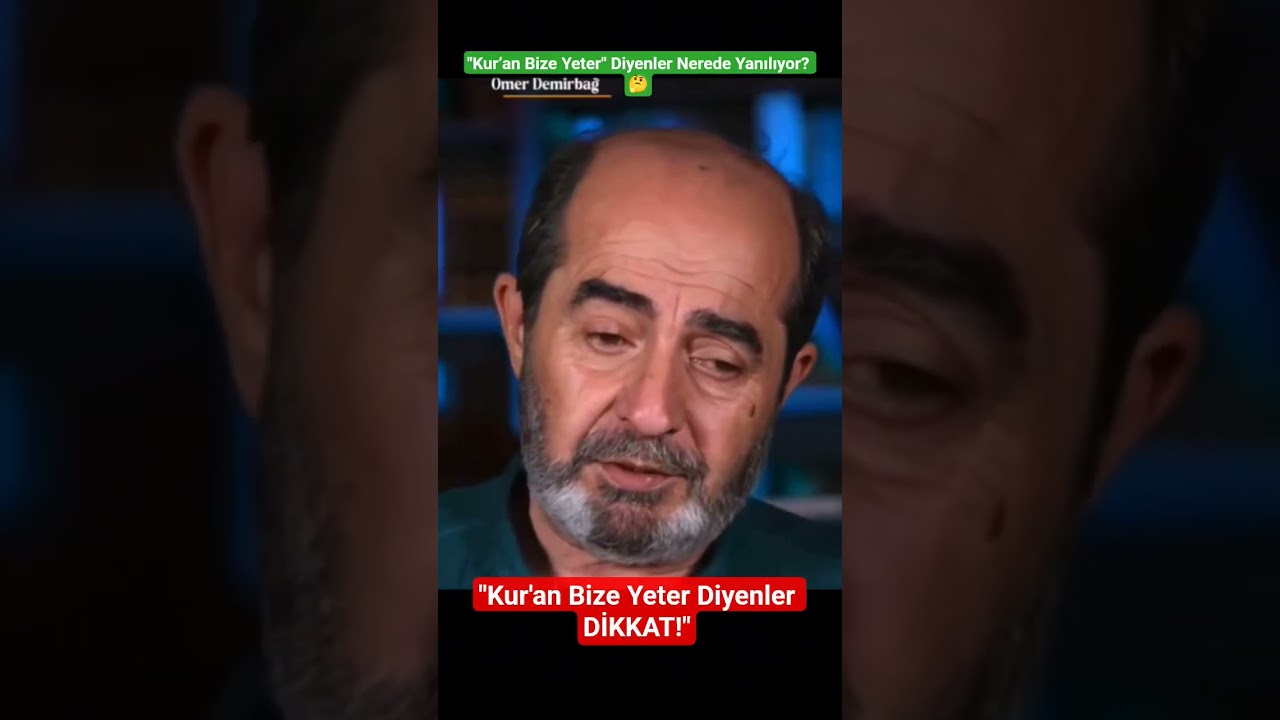 Sadece Kuran ile İslam Yaşanabilir mi Şaşırtıcı Analiz Kur&rsquo;an Bize Yeter Diyenler Nerede Yanılıyor 🤔