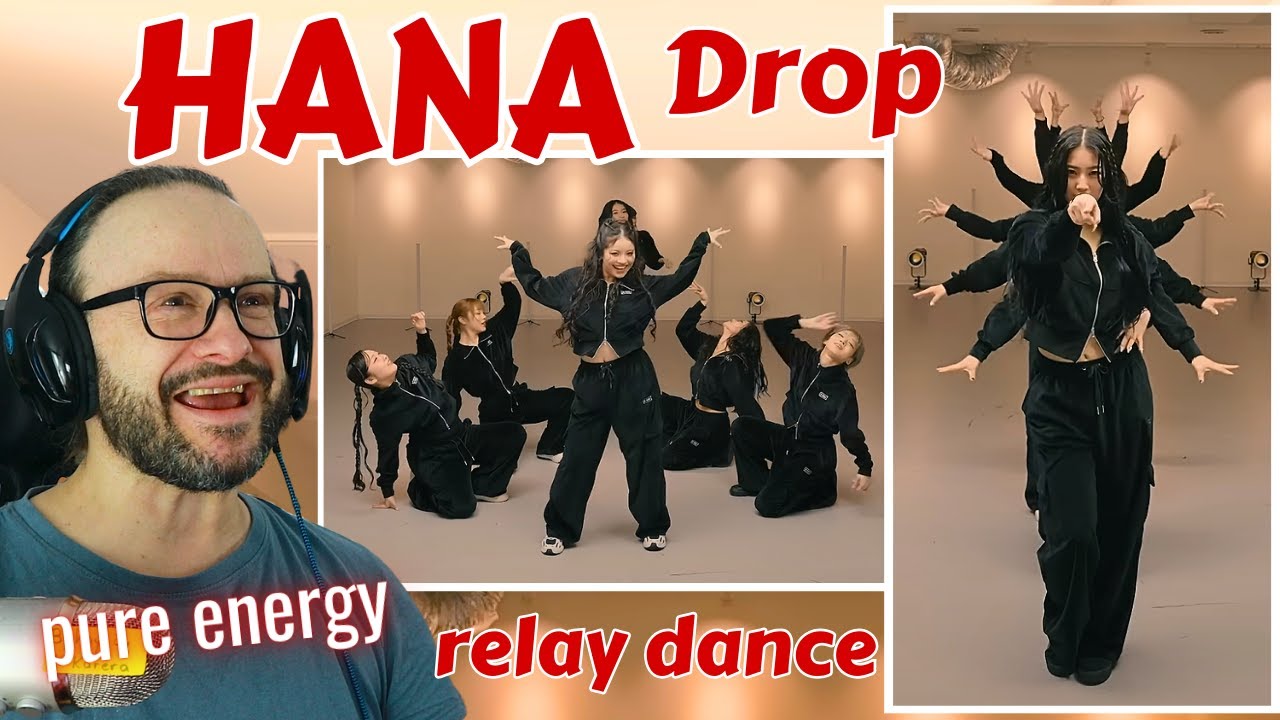 Yuri on fire!!! HANA / Drop -Relay Dance- reaction
