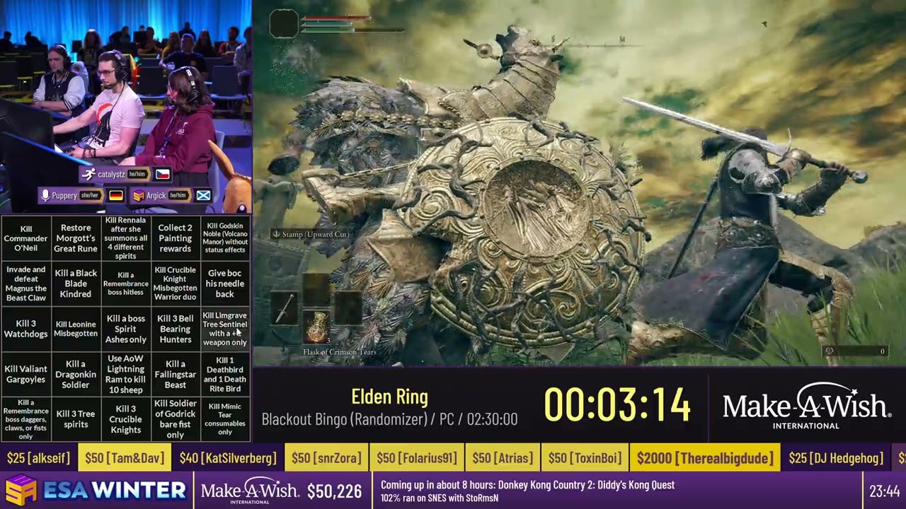 Elden Ring [Blackout Bingo (Randomizer)] by catalystz - #ESAWinter24