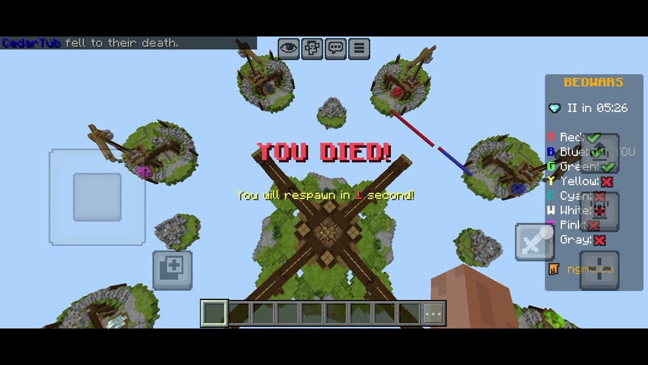 Nether games vs Venity mc 🤜🤛 #bedwars #minecraft