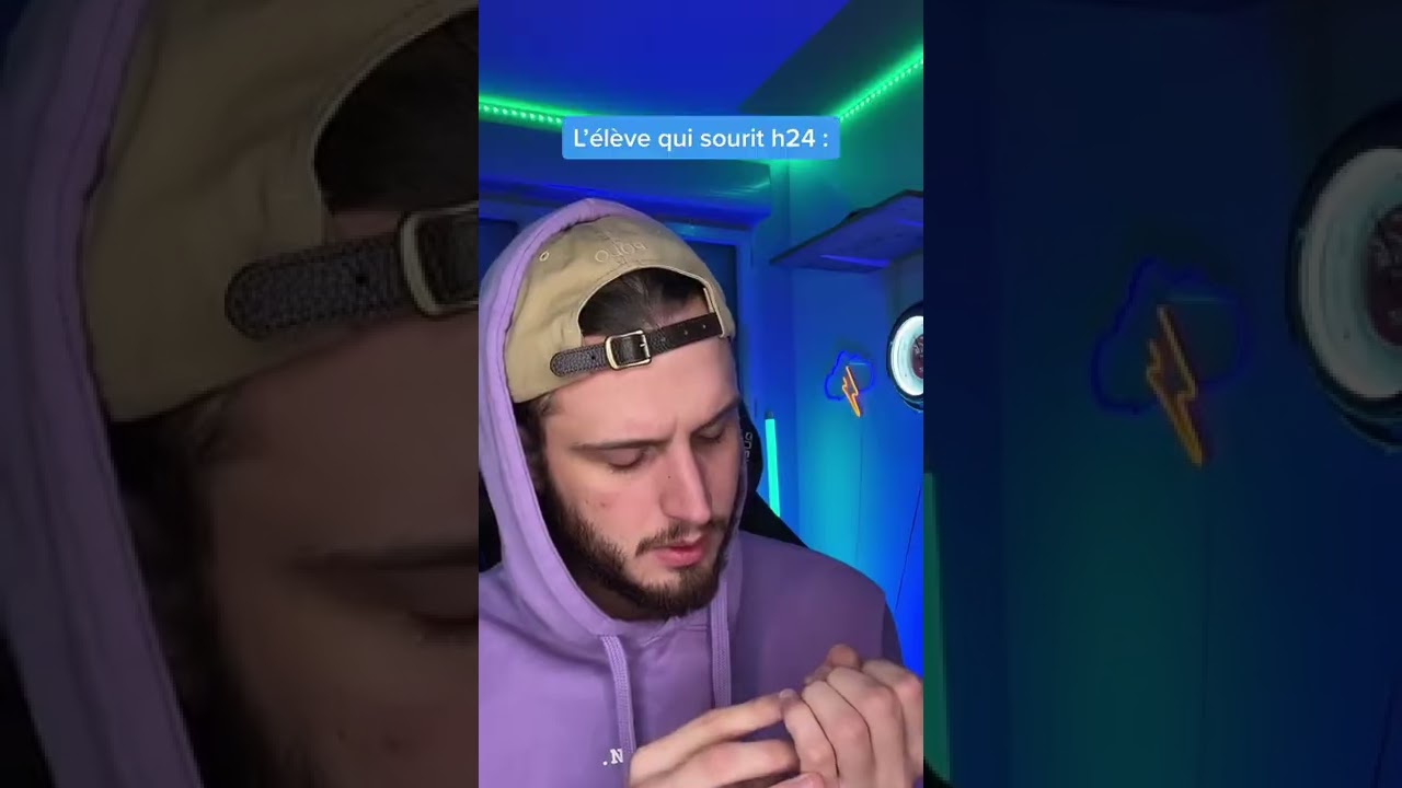 QUAND L&rsquo;&Eacute;L&Egrave;VE SOURIANT CHANTE DU DAMSO 👀😳 #ecole #prof #damso