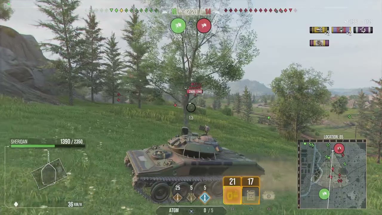 World of Tanks Ammo Rack with Sheridan
