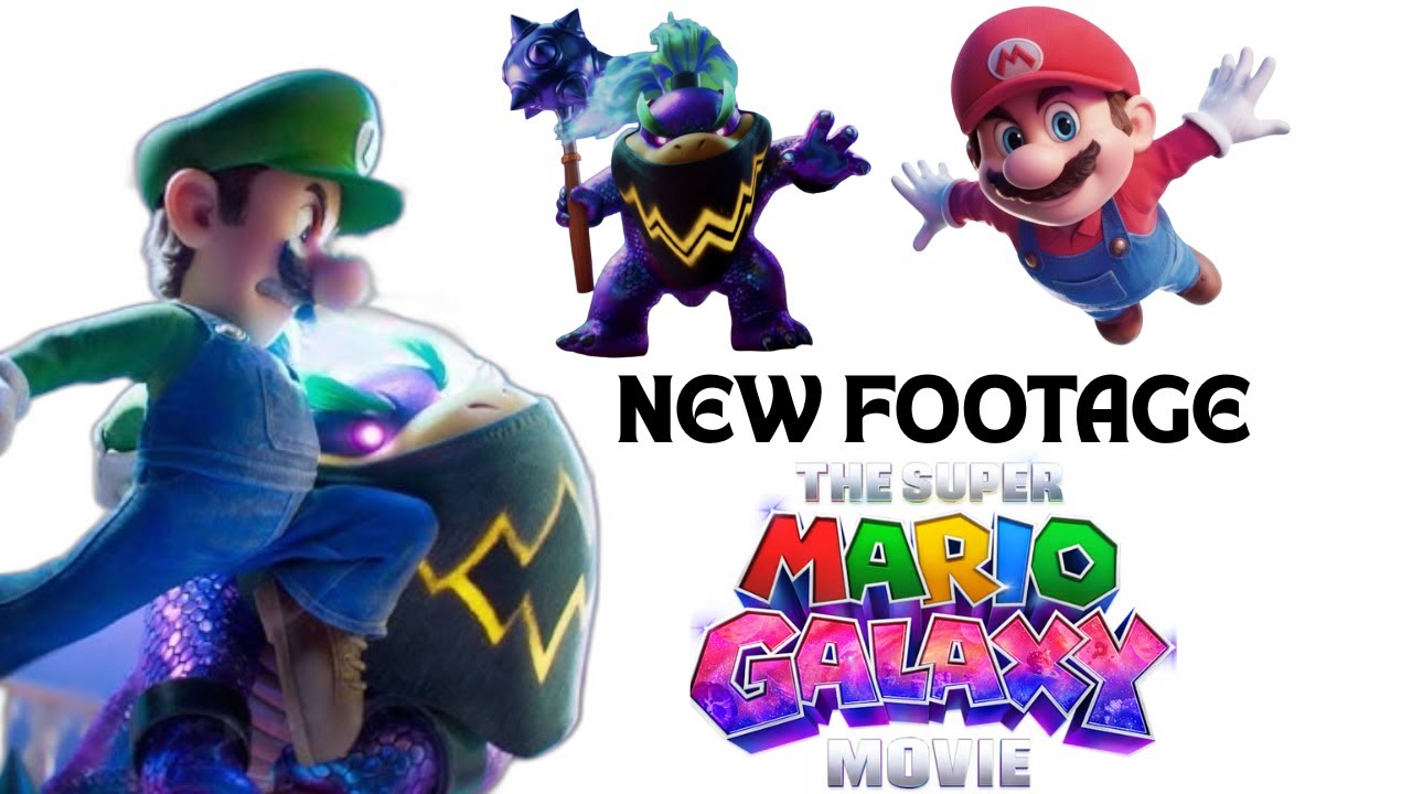 Mario Galaxy Movie NEW FOOTAGE!