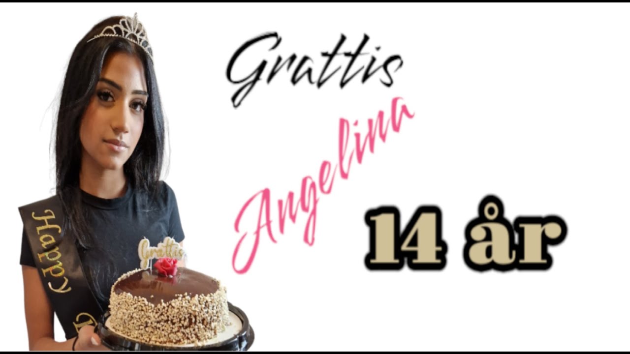 Överraskar Angelina på sin födelsedag (14 år)