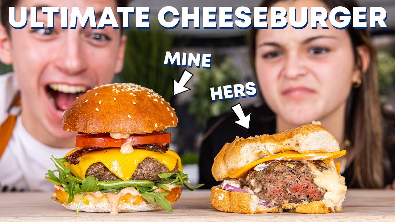 Ultimate Cheeseburger Completely from Scratch | Food with Friends