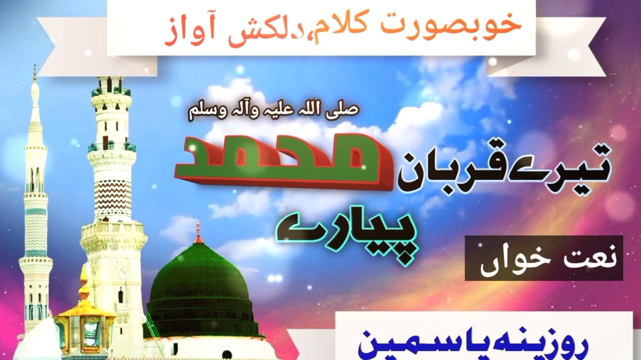#تیرے قربان پیارے محمد صلی اللہ علیہ وآلہ وسلم #newnaat #formorevideos #islamicvideo 