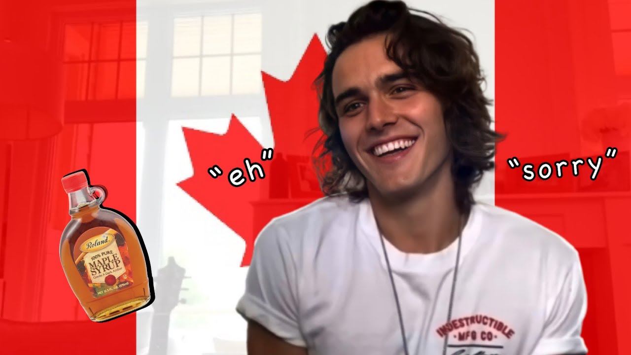 charlie gillespie being canadian for 5 mins straight.