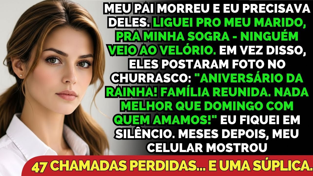 Meu Pai Morreu… E Eles Foram Pro Churrasco. Meses Depois, Minha Sogra Implorou: 