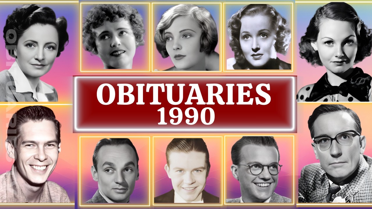 Celebrity Obituaries Famous Stars Who Died in 1990 Part 03 OBITUARIES TV #memories #deathstory