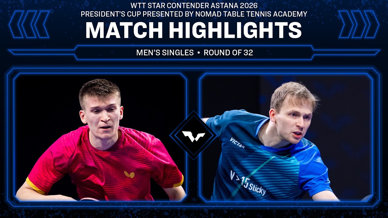 Evgeny Tikhonov vs Benedikt Duda | MS R32 | #WTTAstana 2026