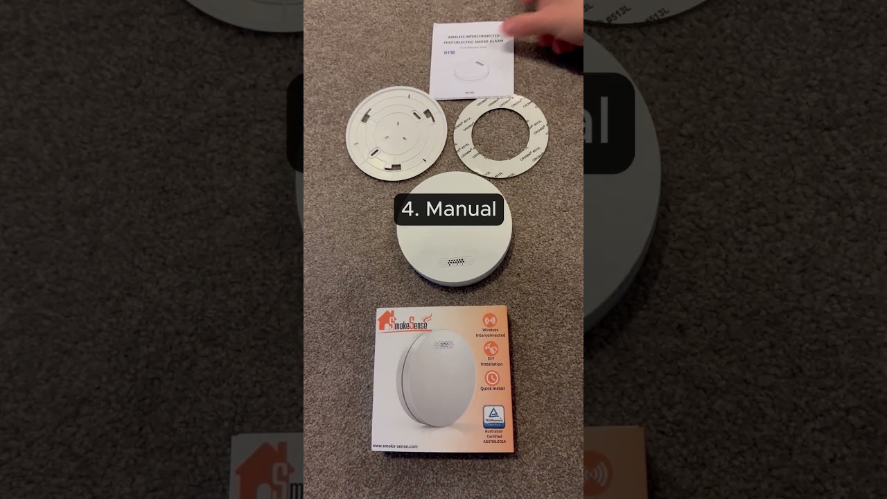 Fire Safe Online - Slimline Smoke Alarm - What's in the box!!
