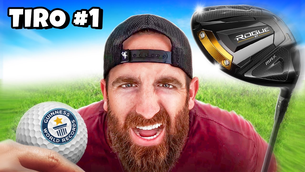 El tiro de golf más largo del mundo.  Récord Guinness!!