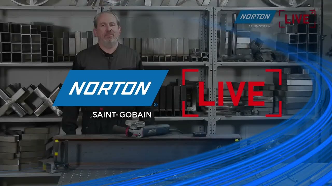 Norton Live: How to remove rust and paint using a right angle grinder