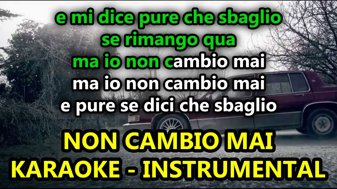 Gemitaiz e Madman: NON CAMBIO MAI (Karaoke - Instrumental)