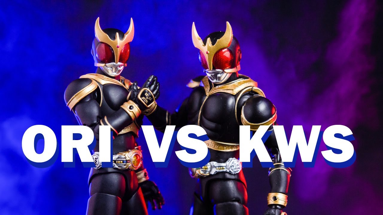 KWS VS ORI REVIEW SHF KAMEN RIDER KUUGA AMAZING MIGHTY BOOTLEG