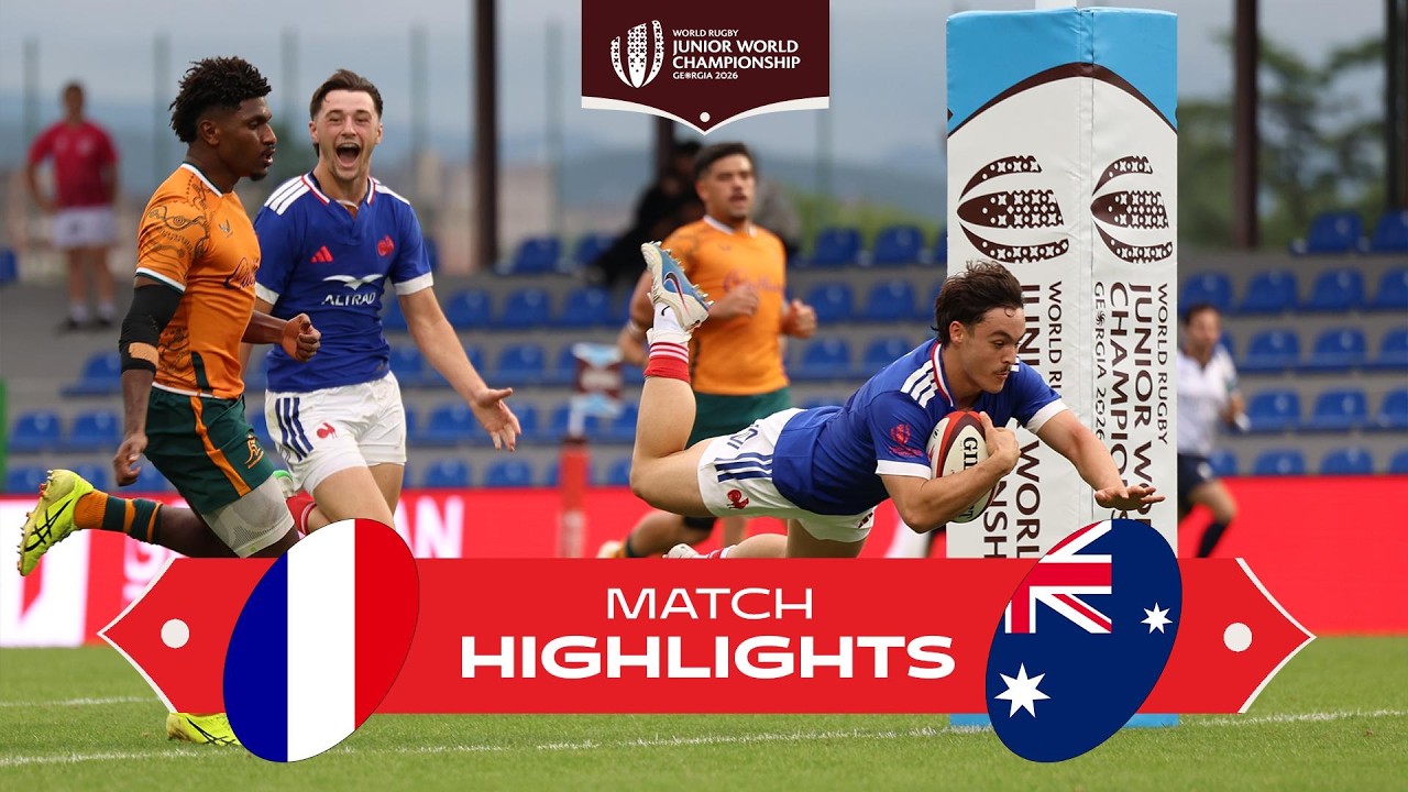 HUGE end to Pool D Decider! France v Australia | Junior World Championships 2026 | Match Highlights