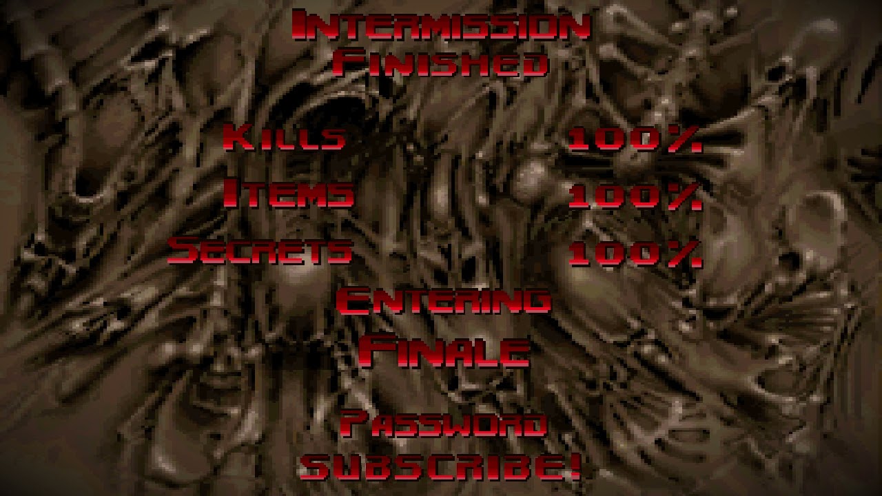 DOOM (PSX) - Level Complete Stats [Cover By DAR] | Intermission
