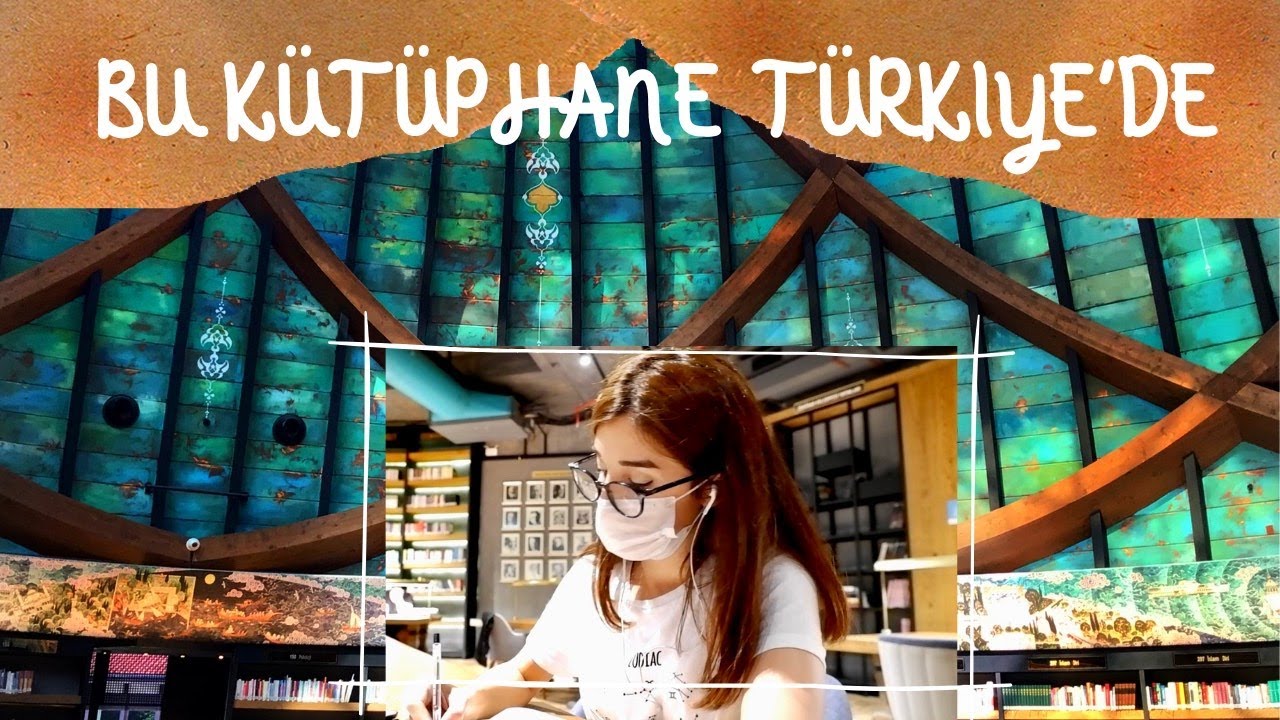 TÜRKİYE'DEKİ EN İYİ KÜTÜPHANELERDEN BİRİNE GİTTİM 😍 | NEVMEKAN SAHİL 😎 #vlog #kütüphane
