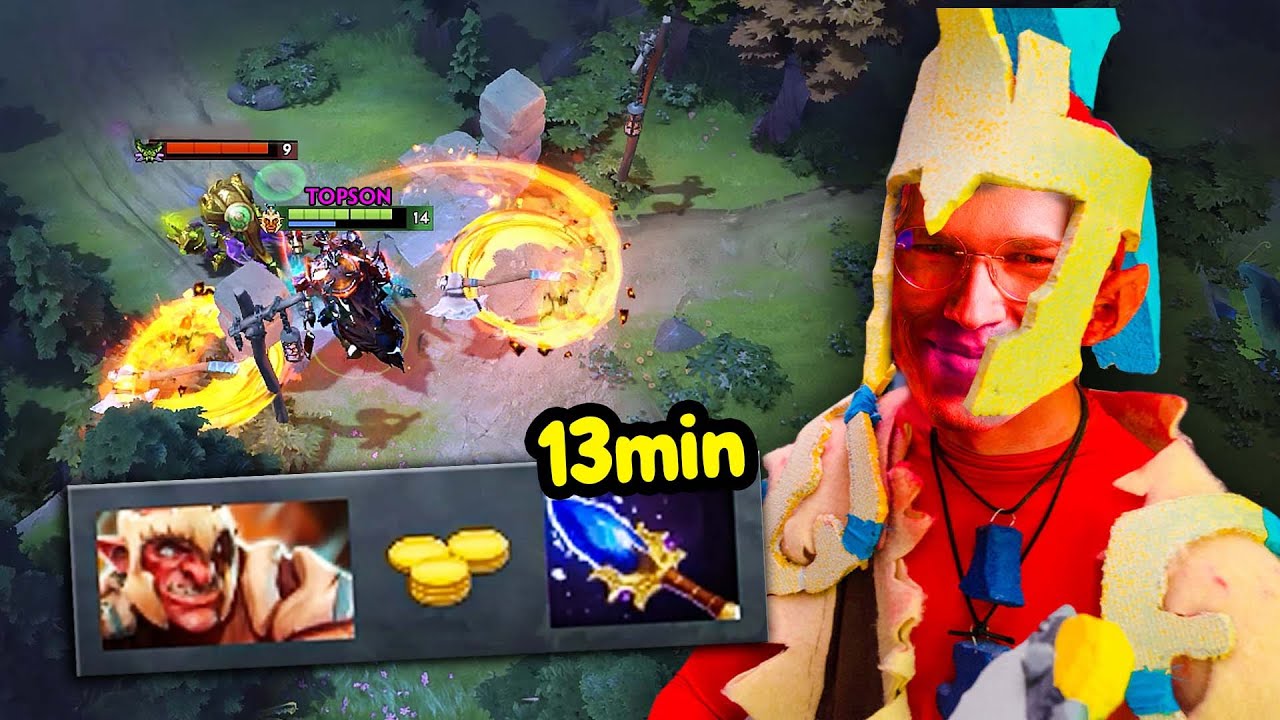 How Topson really plays TROLL WARLORD MID 🪓🪓