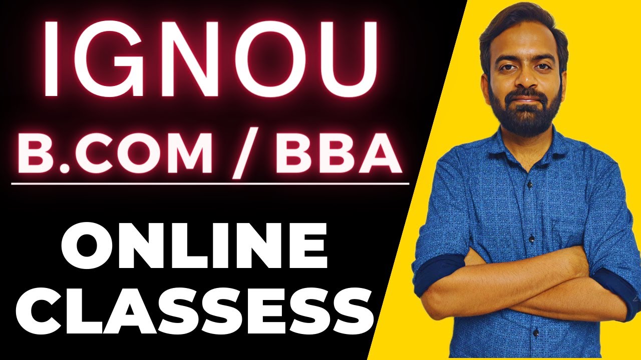 IGNOU Bcom 1st year class | ignou bcom online classes | Semester 1 and 2