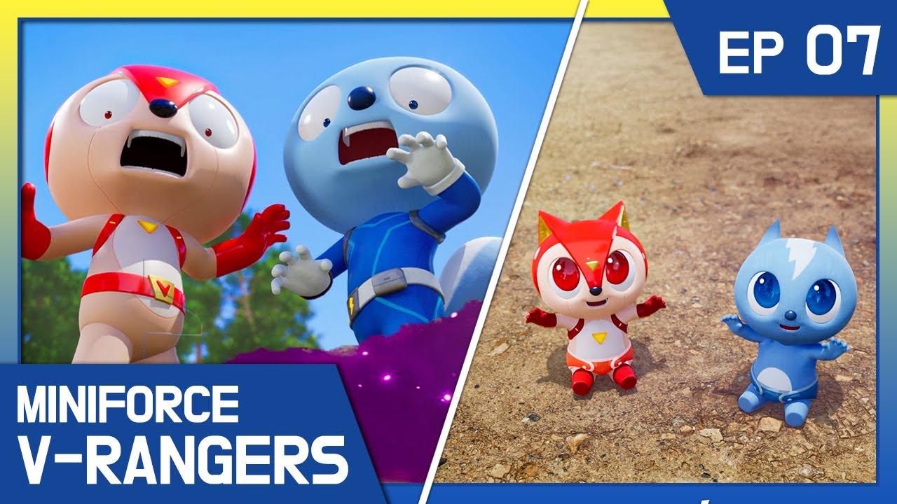[Miniforce V-Rangers] ❇️Ep.07 Volt and Kai Turn into Babies!