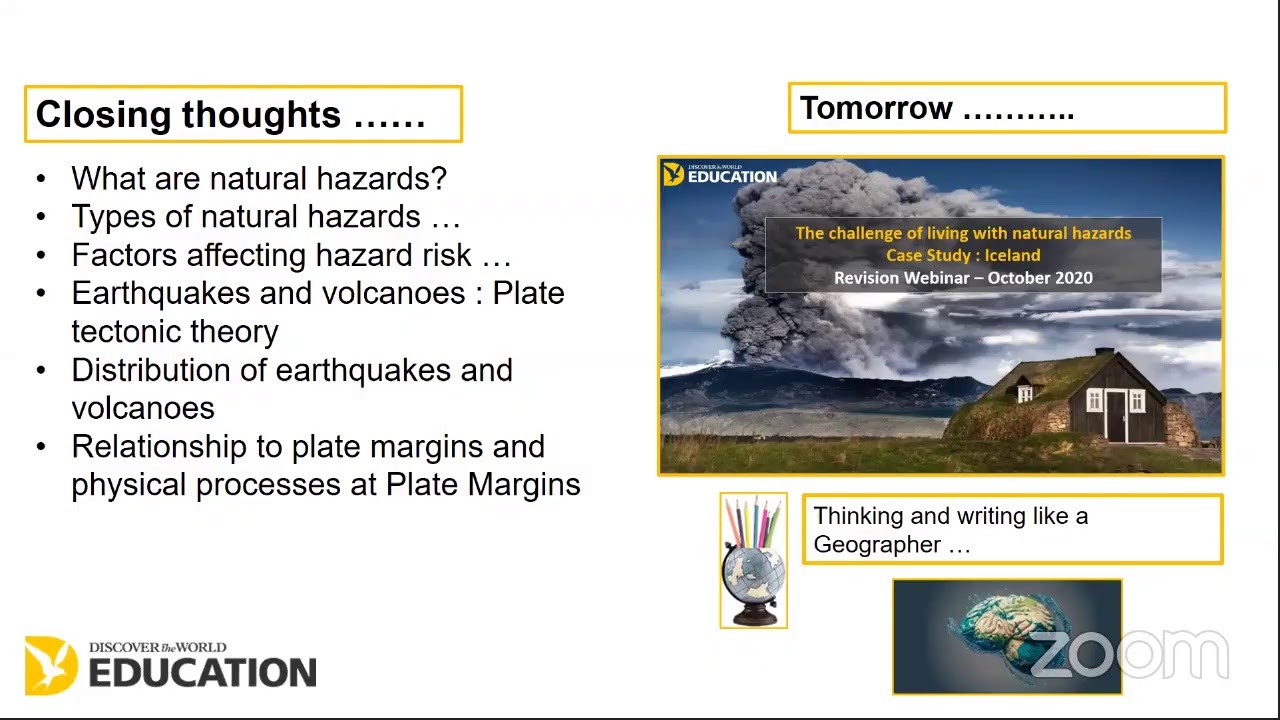 The Challenge of natural hazards : Tectonic Hazards Revision Session 1
