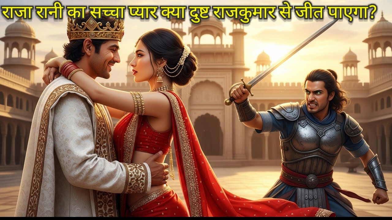 रानी को पाने के किए राजा को मार दिया। ⚔️ #hindistories #moralstories